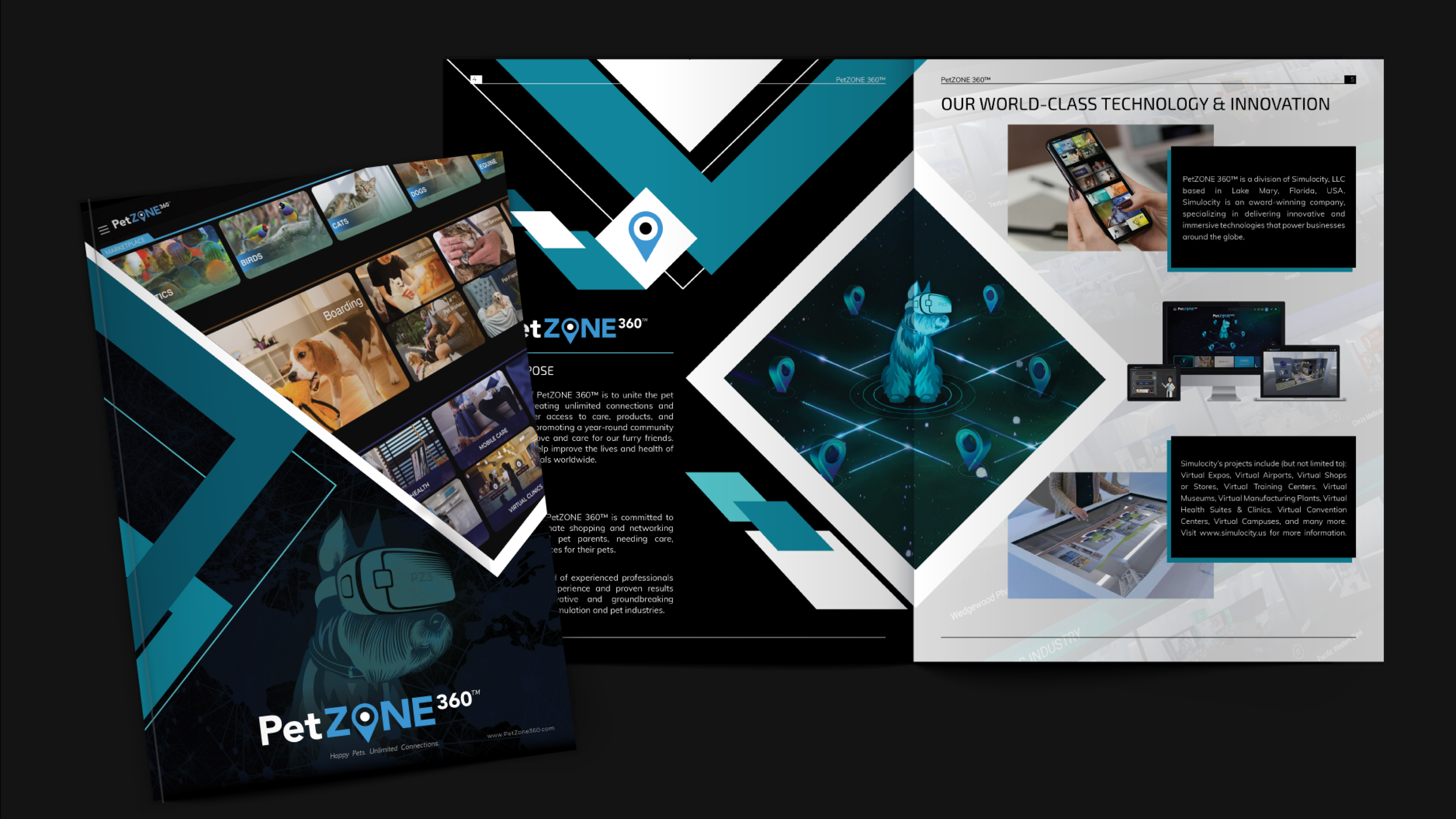 PetZONE360 Brochure Background - Download Free Brochure